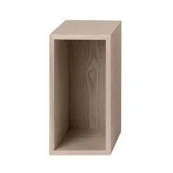 Módulo de estantería Stacked 2.0 con fondo, small, roble