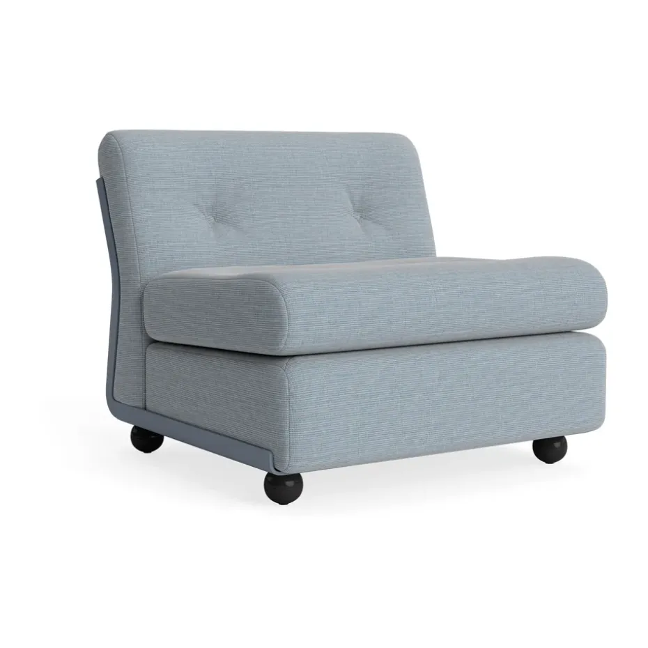 Módulo de sofá Amanta, Frost blue-naveli 723, 1 plaza/butaca