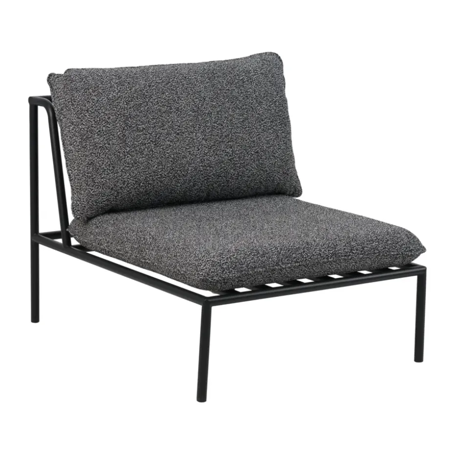 Módulo de sofá Collier, Negro-teddy ant, módulo central