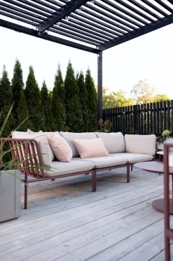 Módulo de sofá Collier, Zin red-teddy beige, esquina