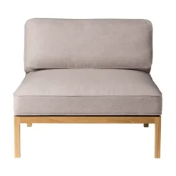 Módulo de sofá L37 7-9-13 central 90 cm, Piedra-roble lacado