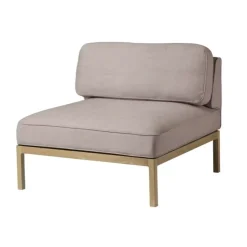 Módulo de sofá L37 7-9-13 central 90 cm, Piedra-roble lacado