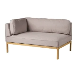 Módulo de sofá L37 7-9-13 esquina izquierda 130 cm, Stone-lacquered oak