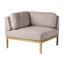 Módulo de sofá L37 7-9-13 esquina izquierda 90 cm , Piedra-roble lacado