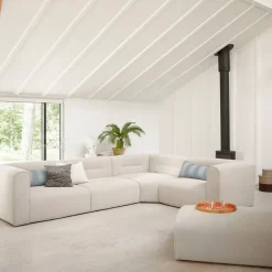 Módulo de sofá L44 Mols pieza central, Beige