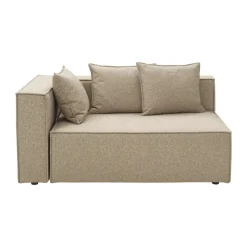Módulo de sofá Muki, Light taupe, terminación derecha