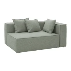 Módulo de sofá Muki, Sea green, terminación izquierda