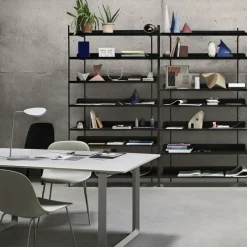 Mesa 70/70 170x85 cm, Solid humod oak-Black