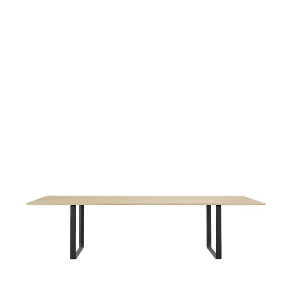 Mesa 70/70 295x108 cm, Solid oak-Black