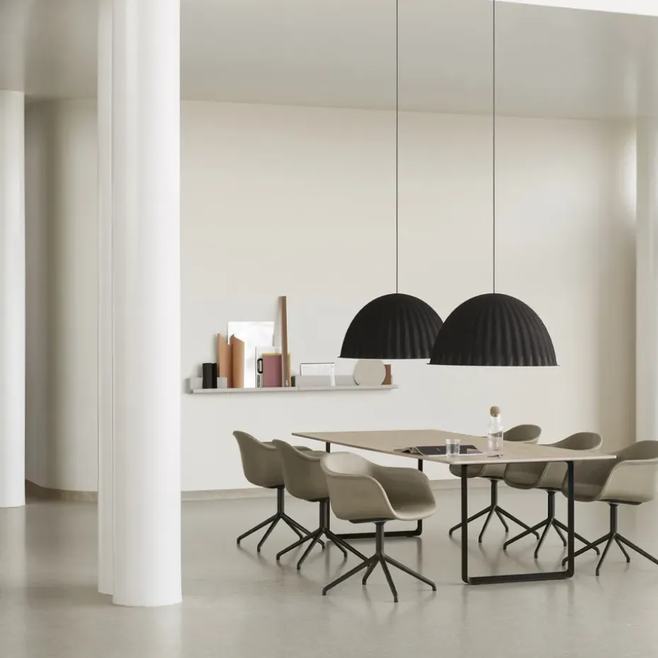 Mesa 70/70 295x108 cm, Solid oak-Black