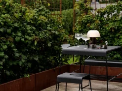 Mesa A-café table outdoor, Black