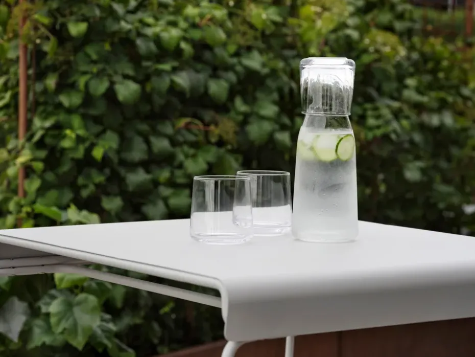 Mesa A-café table outdoor, Soft Grey