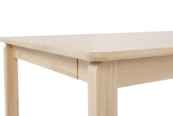 Mesa Alfred 90x160 cm, Roble pigmentado blanco