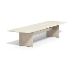 Mesa Alt 110x385 cm abedul, Barniz mate claro