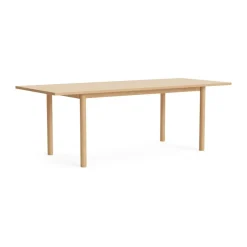 Mesa Annex Overhang, Roble lacado, 220x90 cm