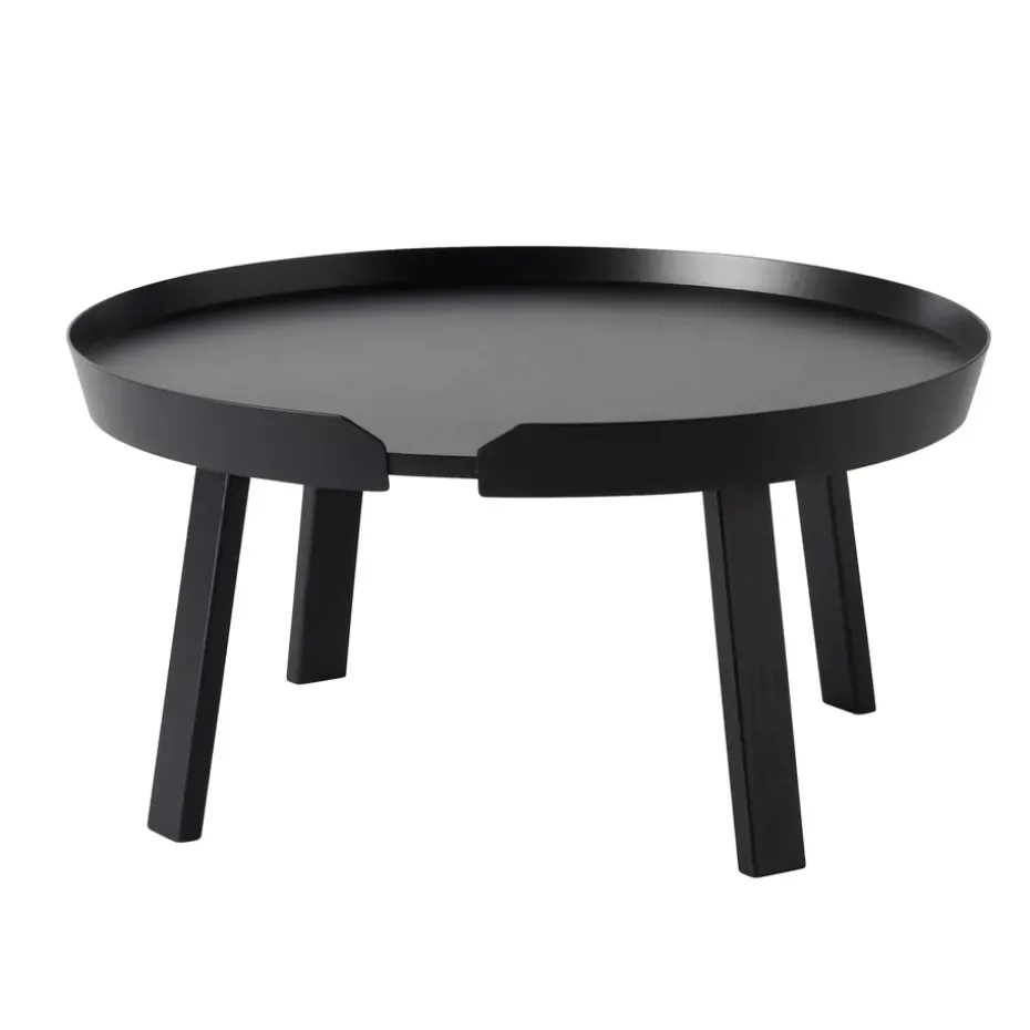 Mesa Around grande , negro