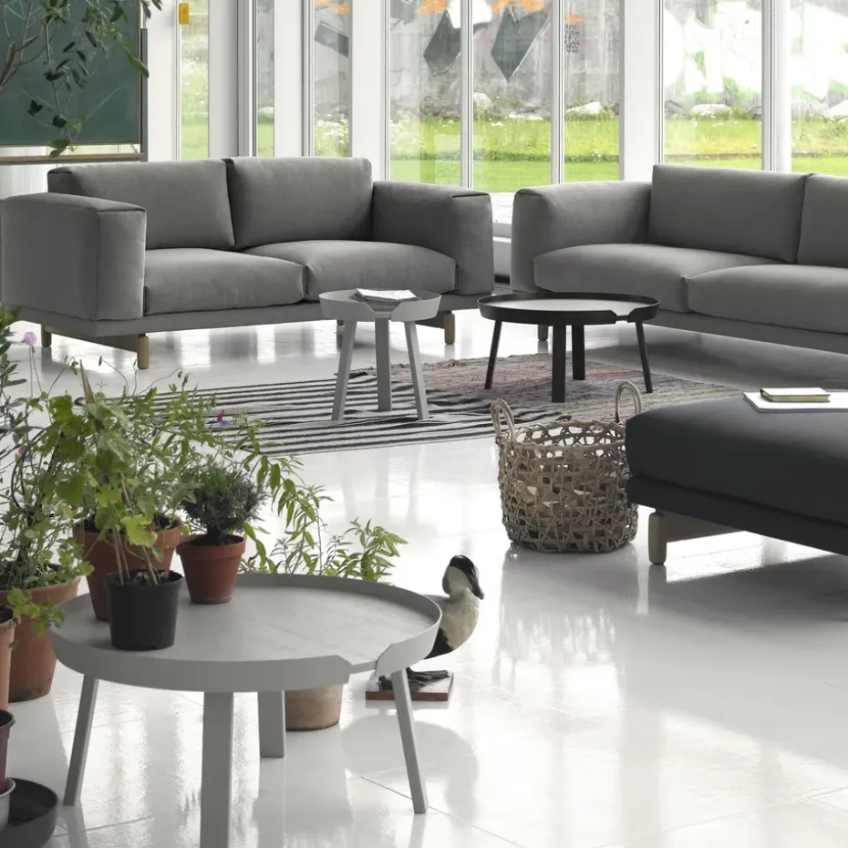 Mesa Around grande , negro