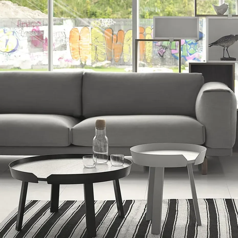 Mesa Around grande , negro