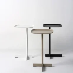 Mesa auxiliar Ace 38x38 cm, Blanco