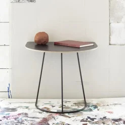 Mesa auxiliar Airy half size, negro