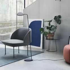 Mesa auxiliar Airy half size, negro