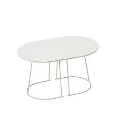 Mesa auxiliar Airy S, Off-white nanolaminate