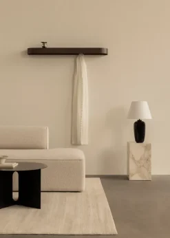 Mesa auxiliar Androgyne Ø63 cm, Brushed steel