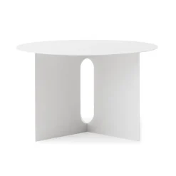 Mesa auxiliar Androgyne Ø63 cm, Ivory