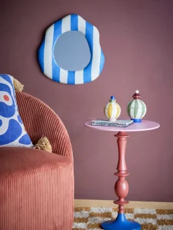 Mesa auxiliar Annan Ø37,5 cm, Rojo