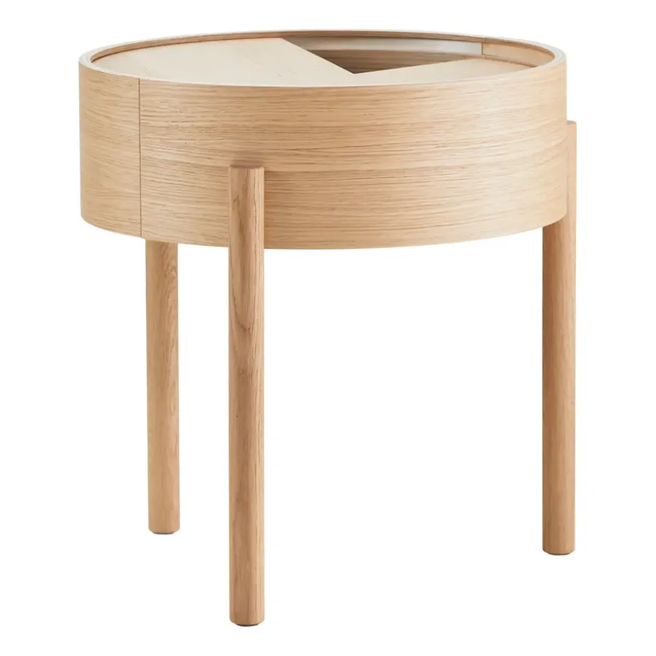 Mesa auxiliar Arc, roble aceitado