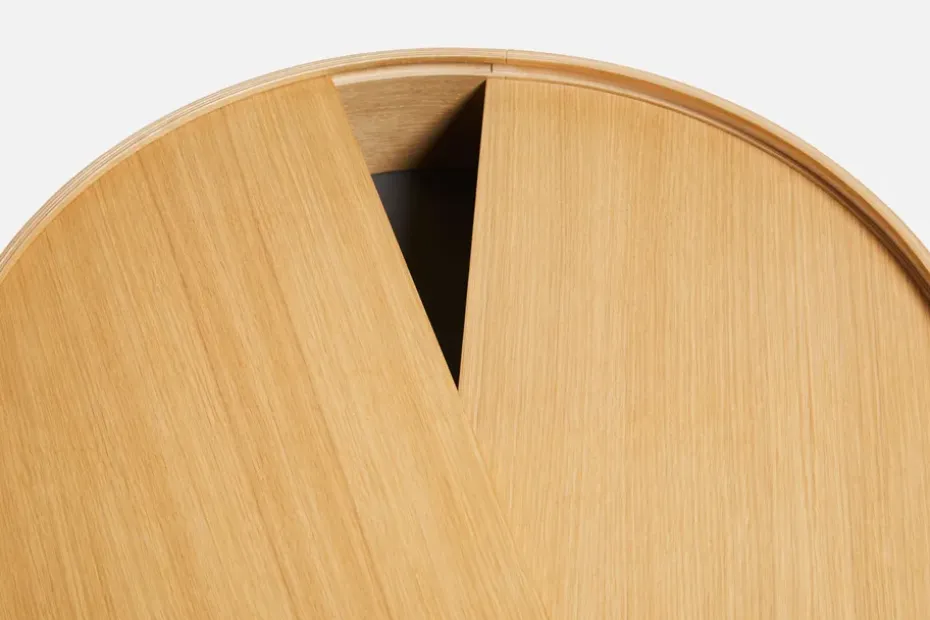 Mesa auxiliar Arc, roble aceitado