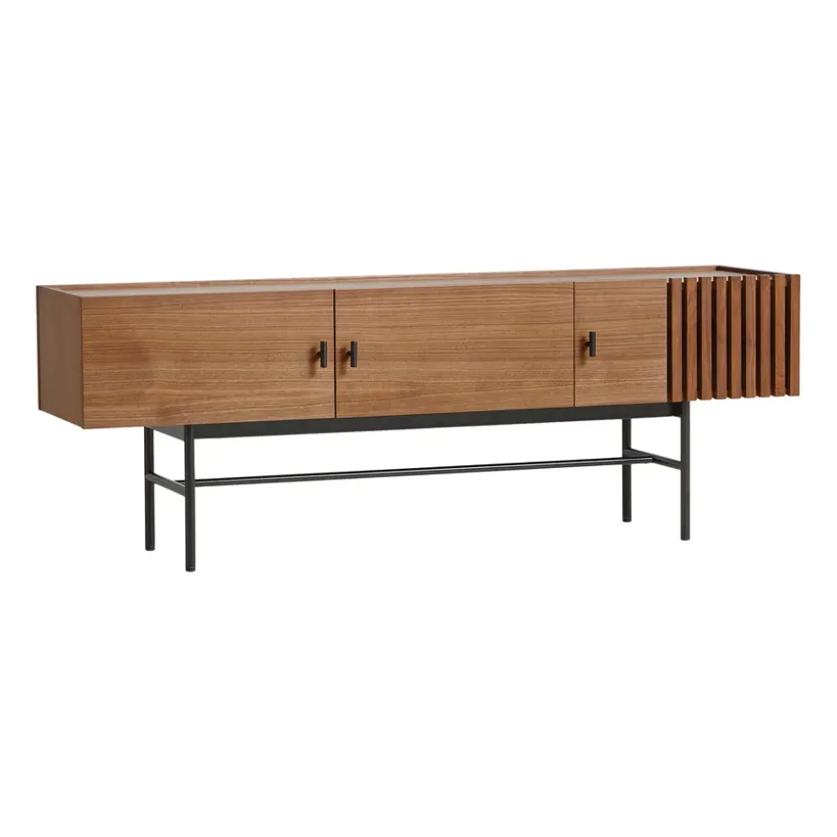 Mesa auxiliar Array baja, 150 cm, Nogal