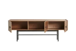 Mesa auxiliar Array baja, 150 cm, Nogal