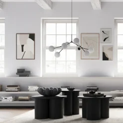 Mesa auxiliar Big Foot tall Ø45 cm, coffee