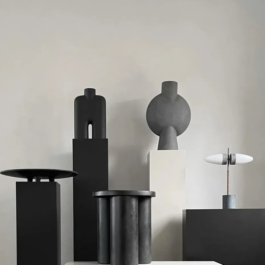 Mesa auxiliar Big Foot tall Ø45 cm, coffee