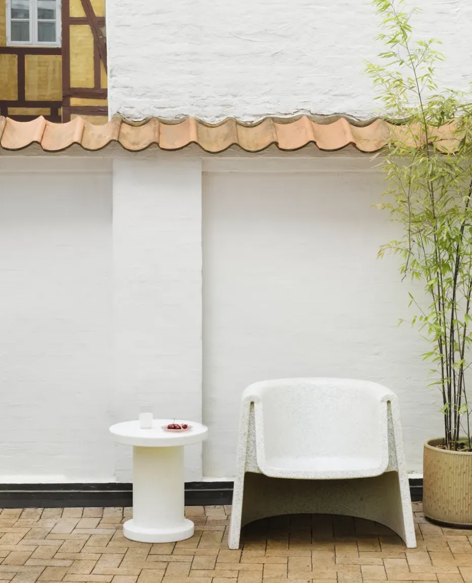 Mesa auxiliar Bit, Blanco