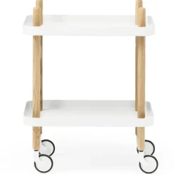 Mesa auxiliar Block, blanco