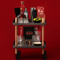 Mesa auxiliar Block, gris oscuro