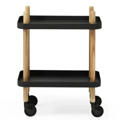 Mesa auxiliar Block, negro