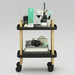 Mesa auxiliar Block, negro