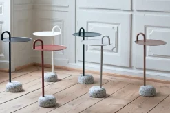 Mesa auxiliar Bowler, Black-granite