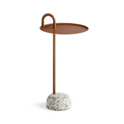 Mesa auxiliar Bowler, Pale brown-granite