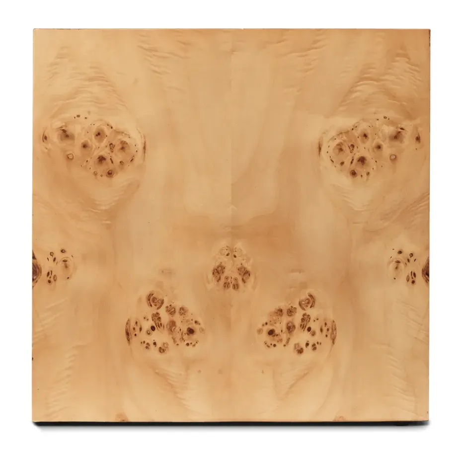 Mesa auxiliar Burl Cube 40x40 cm, Natural