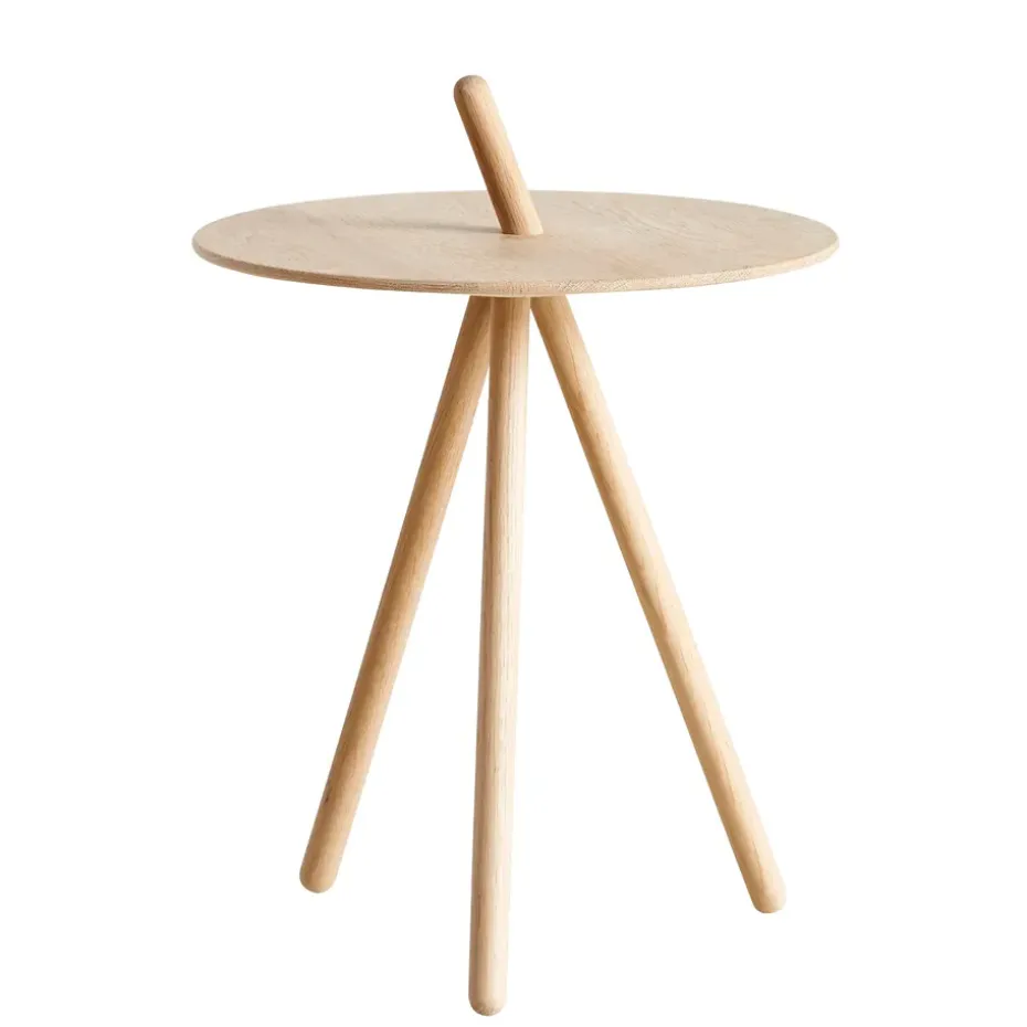 Mesa auxiliar Come Here, roble enjabonado