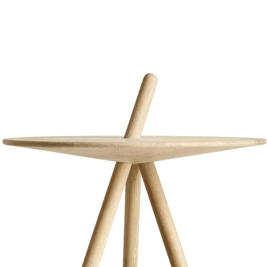 Mesa auxiliar Come Here, roble enjabonado