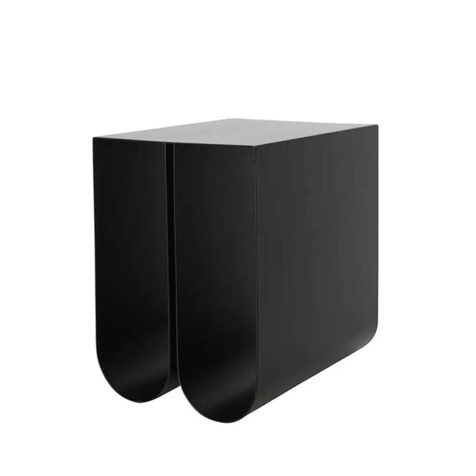 Mesa auxiliar Curved, Black
