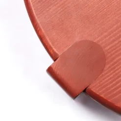 Mesa auxiliar D108 Ragnesminde Ø35 cm, Carmín rojo