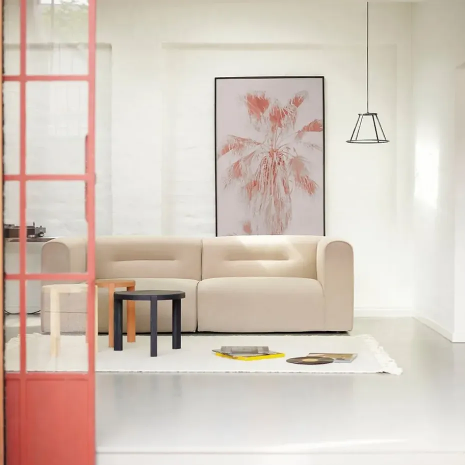 Mesa auxiliar D108 Ragnesminde Ø35 cm, Melocotón