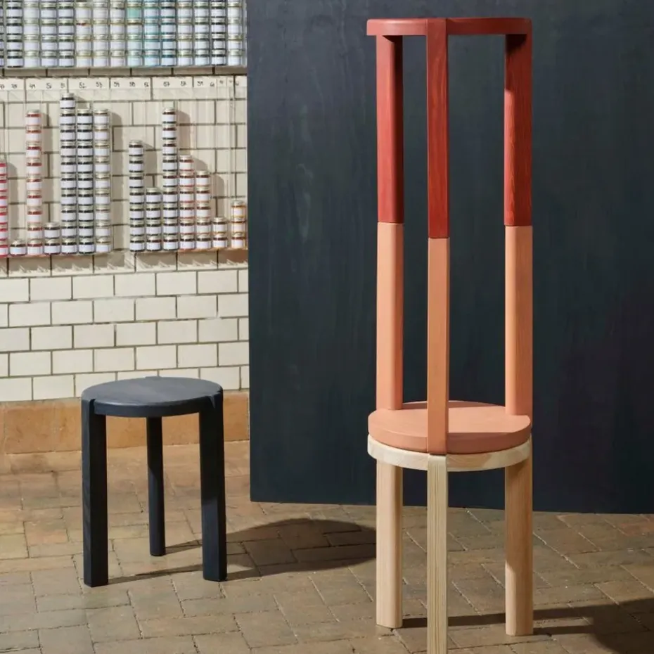 Mesa auxiliar D108 Ragnesminde Ø35 cm, Melocotón