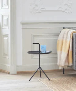 Mesa auxiliar DLM Ø38 cm, Black